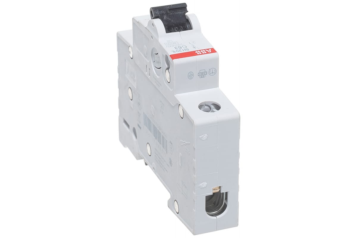 Выключатель автоматический модульный ABB SH201L 1п C 63А 4.5кА C63 купить по цене 1048 руб.