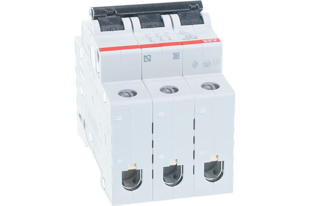 Выключатель автоматический модульный ABB SH203L 3п C 50А 4.5кА C50 заказать со складов по всей России