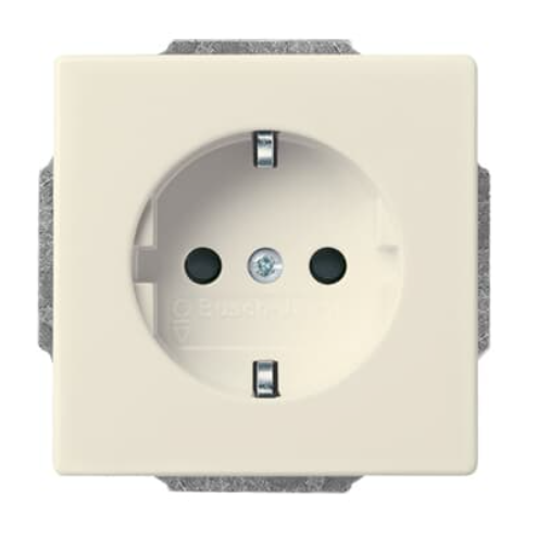 Розетка savanne/слоновая кость ABB SOLO SCHUKO 16А 250В