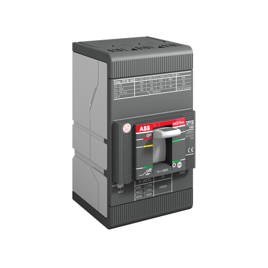 Выключатель автоматический ABB XT1C 160 TMD 80-800 3p F F  заказать со складов по всей России