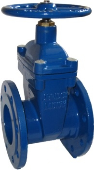 Задвижка обрезиненная ABRA A4010-450 L=330 мм , тип 30вч39р (30ч39р)