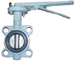 Затвор Abra BUV-VF863D250H Ру16 с рукояткой  NBR
