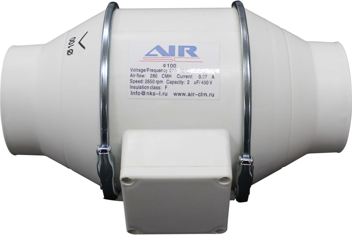 Вентилятор канальный AIR-SC пластиковый HF-100