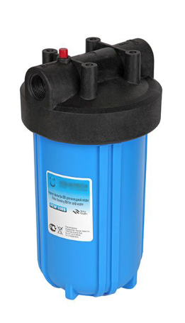 Корпус Big Blue 10", 1" (с кронштейном, без ниппелей) для холодной воды Акватек