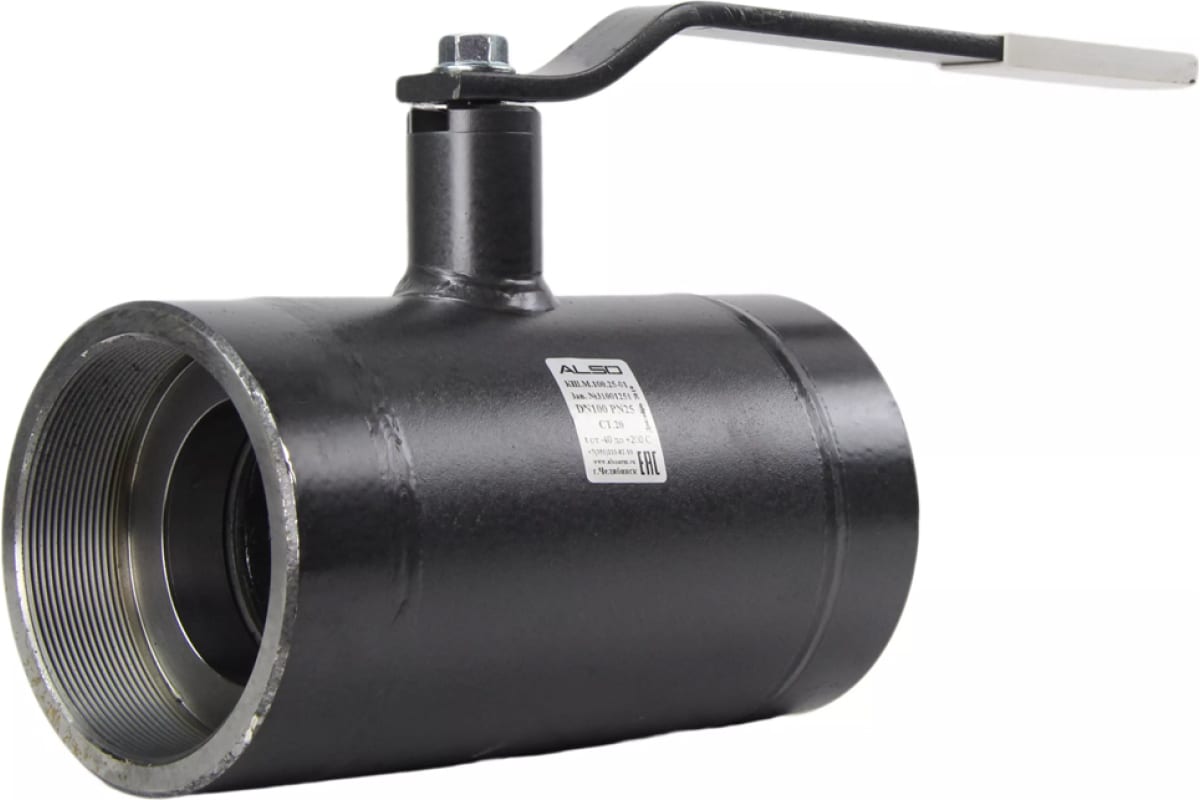 Кран шаровой муфтовый ALSO стандартнопроходной DN 40 PN 40