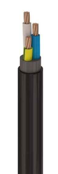 Кабель силовой ВВГнг(А)-FRLSLTx 3х1.5 (N.PE)-0.660 однопроволочный купить с доставкой по РФ