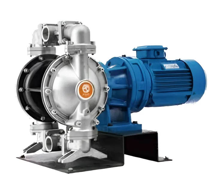 Мембранный насос Ампика с электроприводом МН-25/7-AL/PTFE