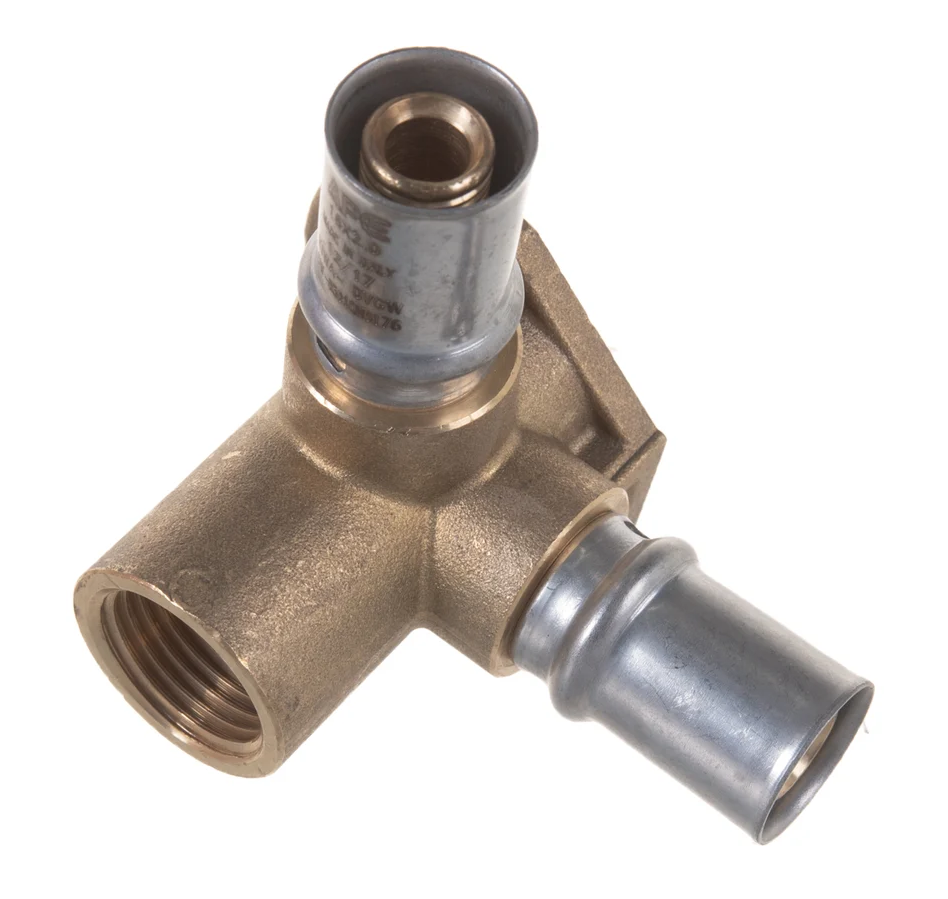 Пресс тройник АРЕ настенный ВР 1/2"х16 купить с доставкой по РФ