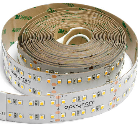 Светодиодная лента Apeyron 38W/m 240LED/m 2835SMD холодный белый 5M 00-305