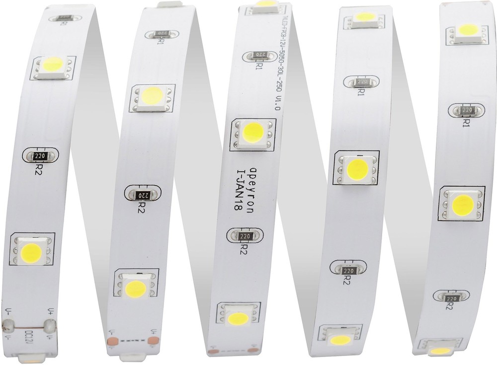Светодиодная лента Apeyron 7,2W/m 30LED/m 5050SMD холодный белый 5M 00-36
