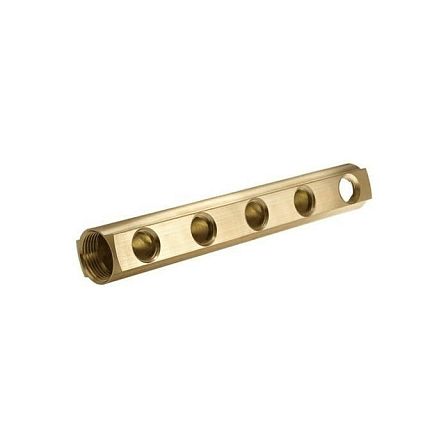 Коллектор Апогей 1" м/м 7в 1/2" вн/р 50мм латунь 422041