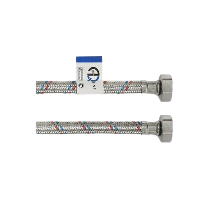 Подводка гибкая AQUALINE для воды  Н1/2"-Н1/2" L=2.5м