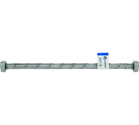 Подводка гибкая для воды AQUALINK ГГ 30см (стальная гайка) 