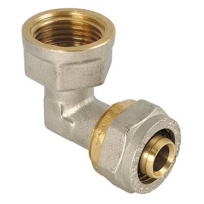 Угольник обжимной AQUALINK В 16х1/2"