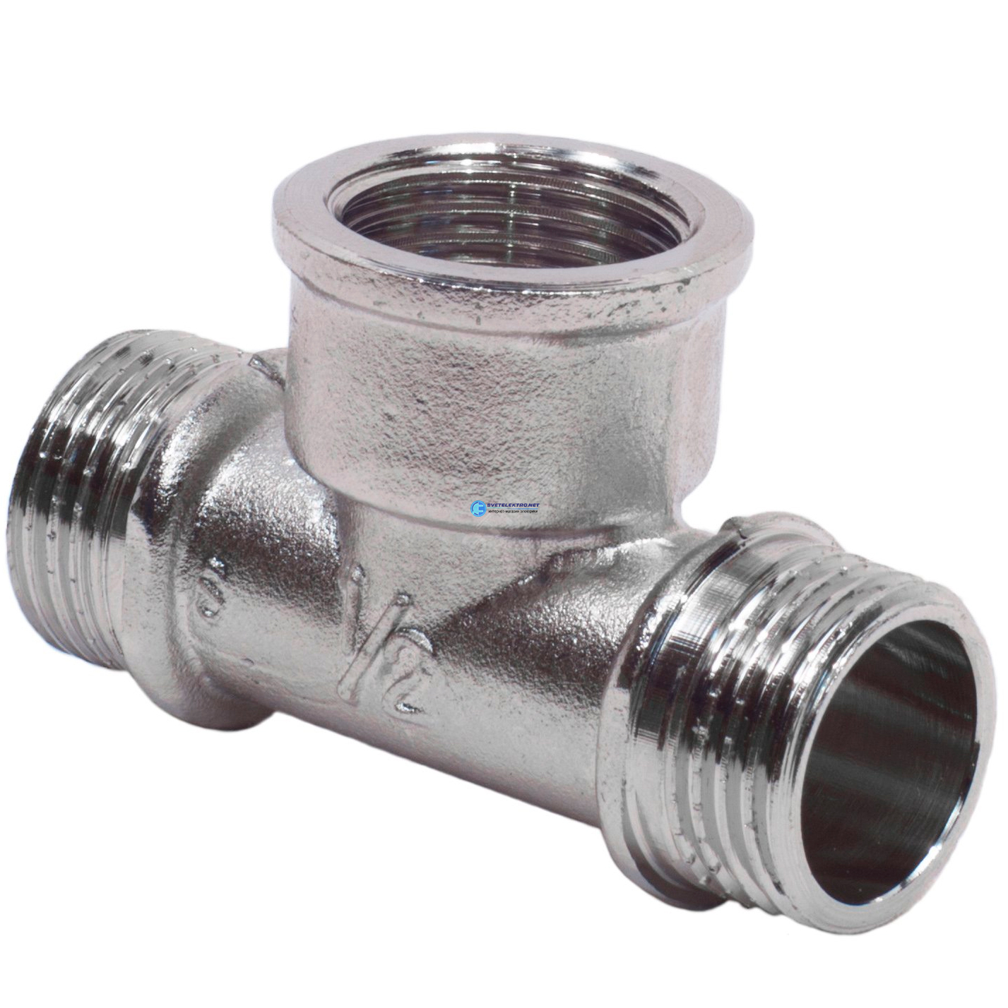 Тройник AQUALINK никель НВН 1/2