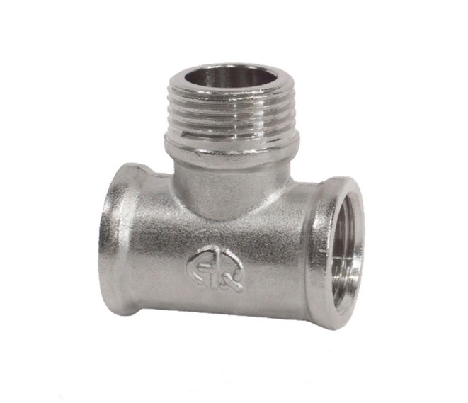 Тройник AQUALINK никель ВНВ 3/4 х 1/2 x 3/4