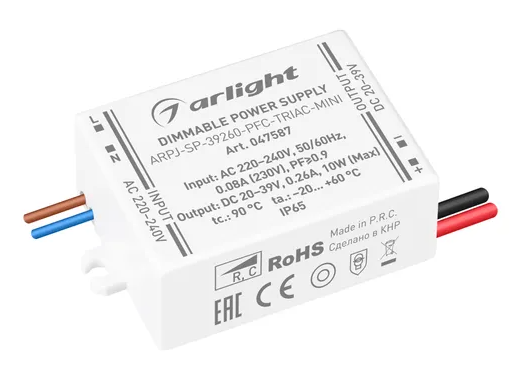 Блок питания Arlight ARPJ-SP-39260-PFC-TRIAC-MINI купить с доставкой по РФ