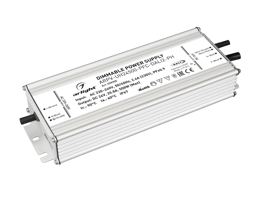 Блок питания Arlight ARPV-UH24500-PFC-DALI2-PH купить с доставкой по РФ