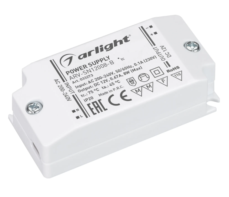 Блок питания Arlight ARV-SN12008-B