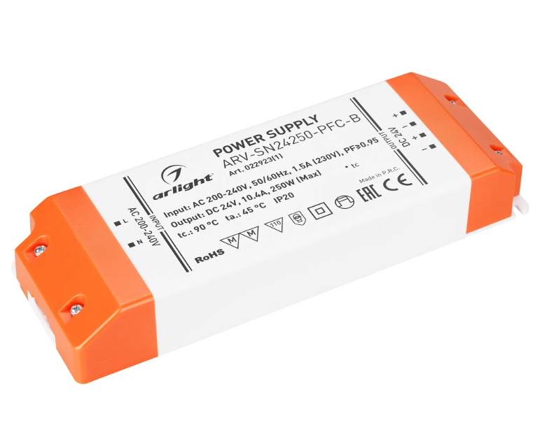 Блок питания Arlight ARV-SN24250-PFC-B купить с доставкой по РФ