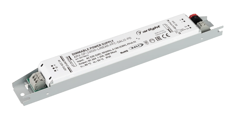 Блок питания Arlight ARV-SP-24030-LINEAR-PFC-DALI2-PD купить с доставкой по РФ