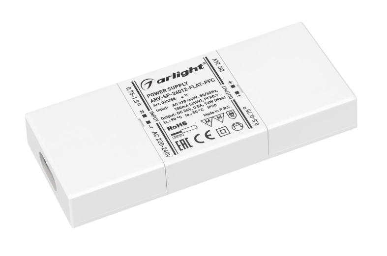 Блок питания Arlight ARV-SP-24012-FLAT-PFC