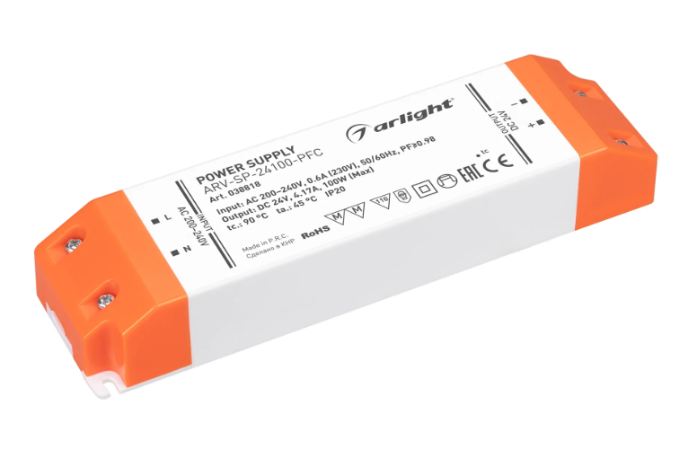 Блок питания Arlight ARV-SP-24100-PFC купить с доставкой по РФ