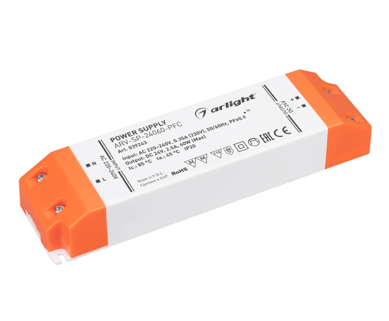 Блок питания Arlight ARV-SP-24060-PFC купить с доставкой по РФ
