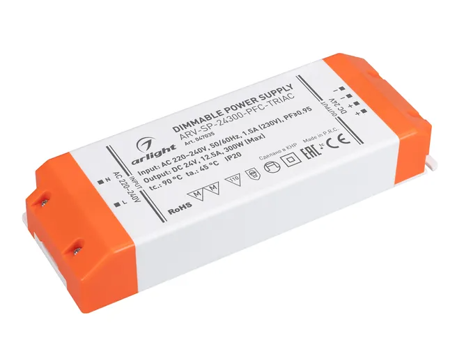 Блок питания Arlight ARV-SP-24300-PFC-TRIAC купить с доставкой по РФ