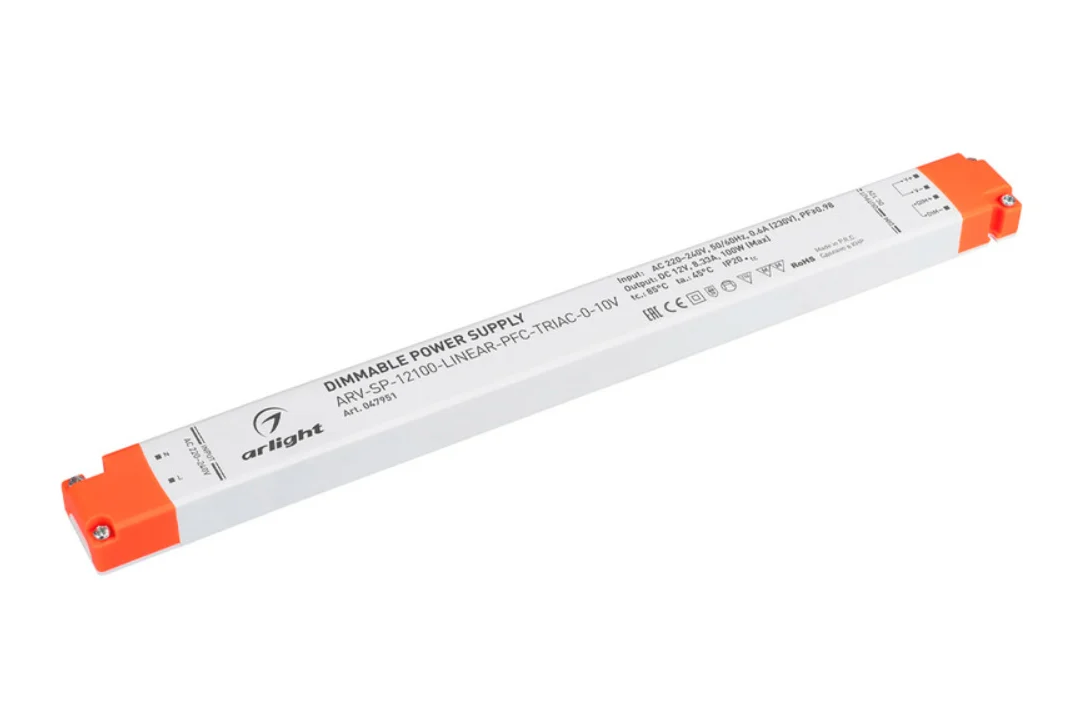 Блок питания Arlight ARV-SP-12100-LINEAR-PFC-TRIAC-0-10V купить с доставкой по РФ