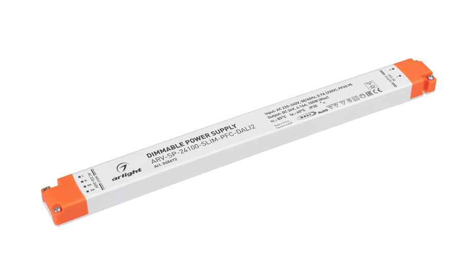 Блок питания Arlight ARV-SP-24100-SLIM-PFC-DALI2 купить с доставкой по РФ