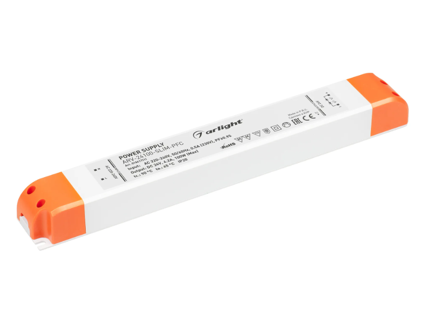 Блок питания Arlight ARV-24100-SLIM-PFC купить с доставкой по РФ