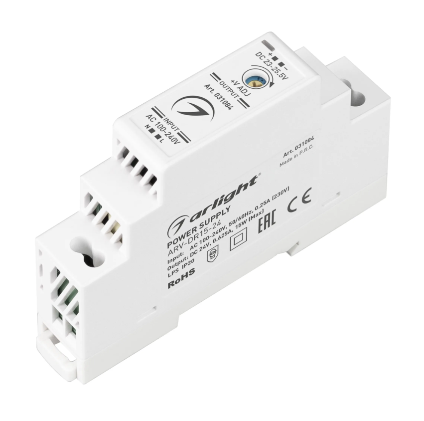 Блок питания Arlight ARV-DR15-24