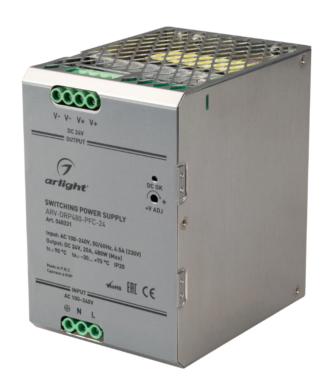 Блок питания Arlight ARV-DRP480-PFC-24