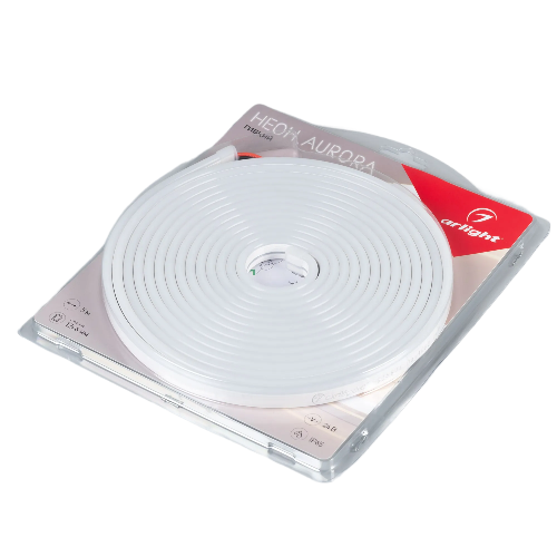 Гибкий неон Arlight AURORA-PS-A120-12x6mm 10W/m 120LED/m 2835SMD белый 5M 24V White6000