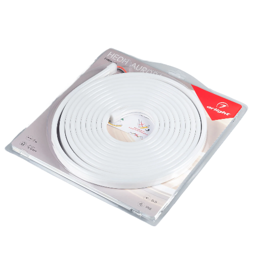 Гибкий неон Arlight AURORA-PS-A120-16x8mm 10W/m 120LED/m 2835SMD дневной белый 5M 24V Day4000