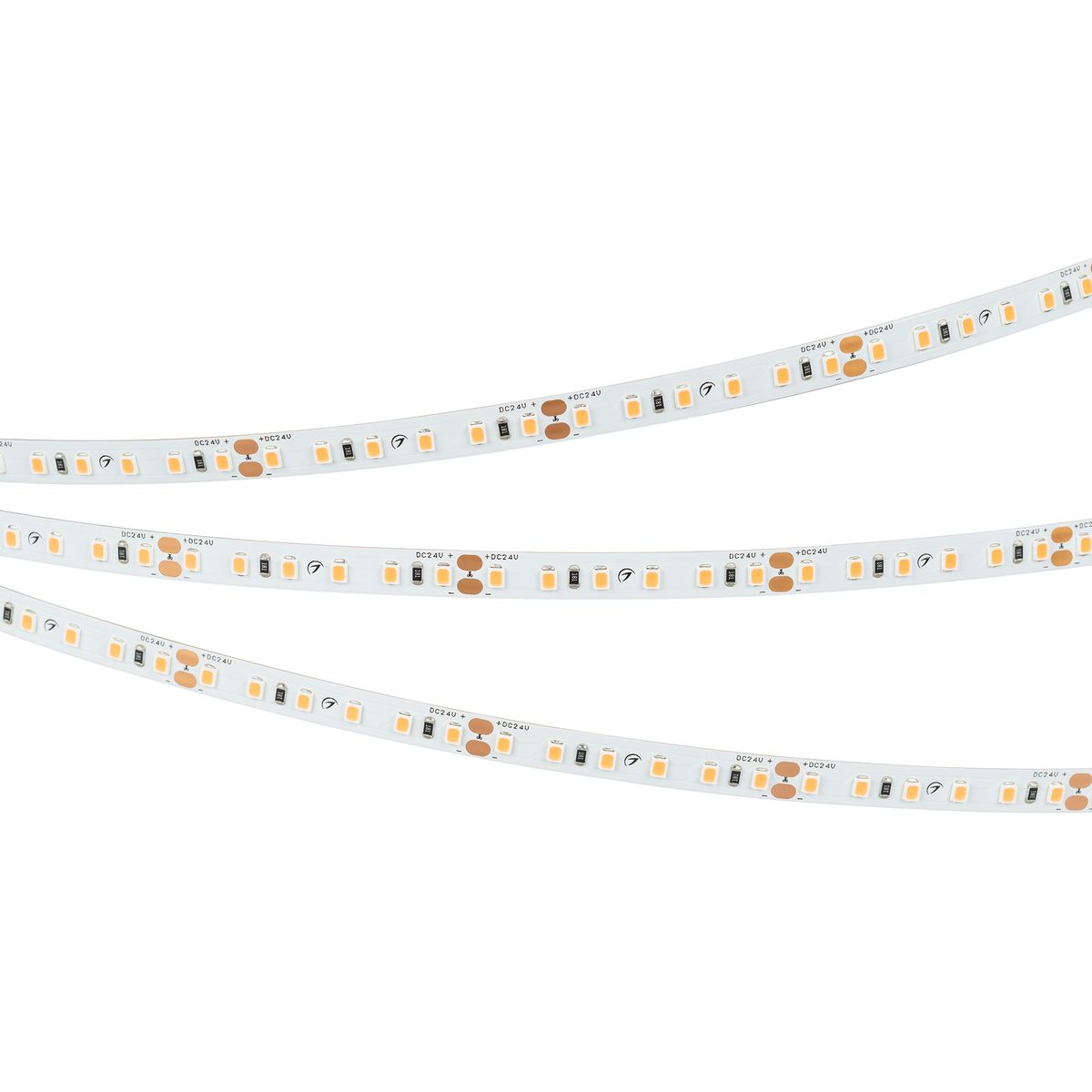 Светодиодная лента Arlight 9,6W 70LED 2835SMD теплый белый 0,5M