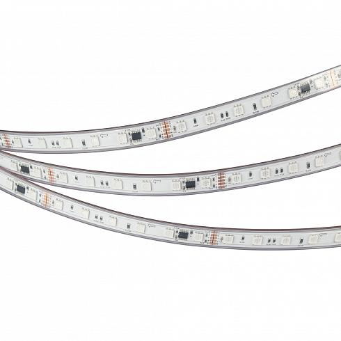 Светодиодная лента герметичная Arlight 14W/m 60LED/m 5060SMD разноцветный 5М DMX-PS-B60-12mm 24V
