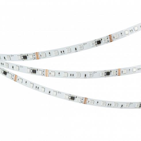 Светодиодная лента Arlight DMX-B60-10mm 24V RGB-PX6 (14 W/m, IP20, 5060, 5m)