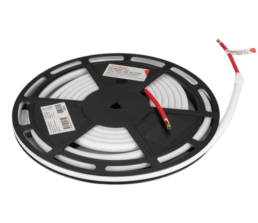 Светодиодная влагозащищенная лента Arlight 14,4W/m 120LED/m 4040SMD разноцветный 5M IP67