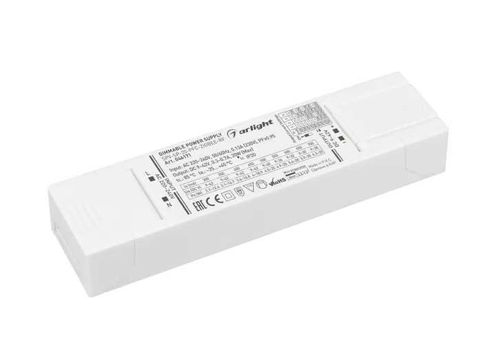 Блок питания Arlight SPV-SP-20-PFC-ZIGBEE-RF купить с доставкой по РФ