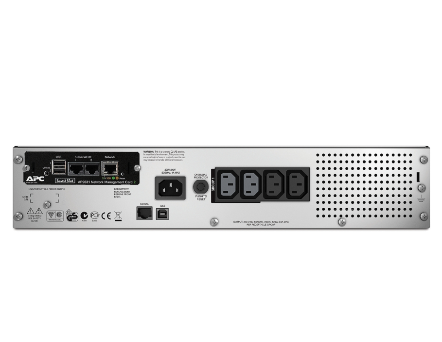Источник бесперебойного питания APC Smart UPS SMT750RMI2UNC 0.75 кВА 500 Вт заказать со складов по всей России