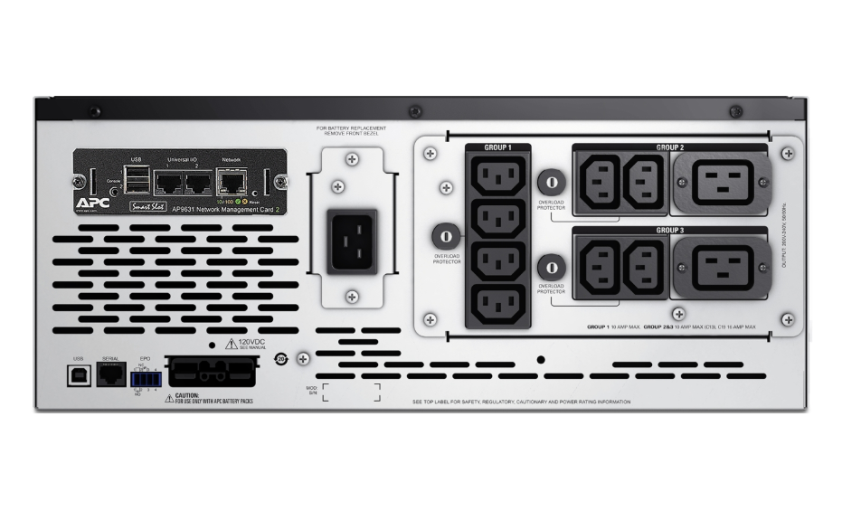 Источник бесперебойного питания APC Smart UPS SMX2200HVNC 2.2 кВА 1980 Вт заказать со складов по всей России