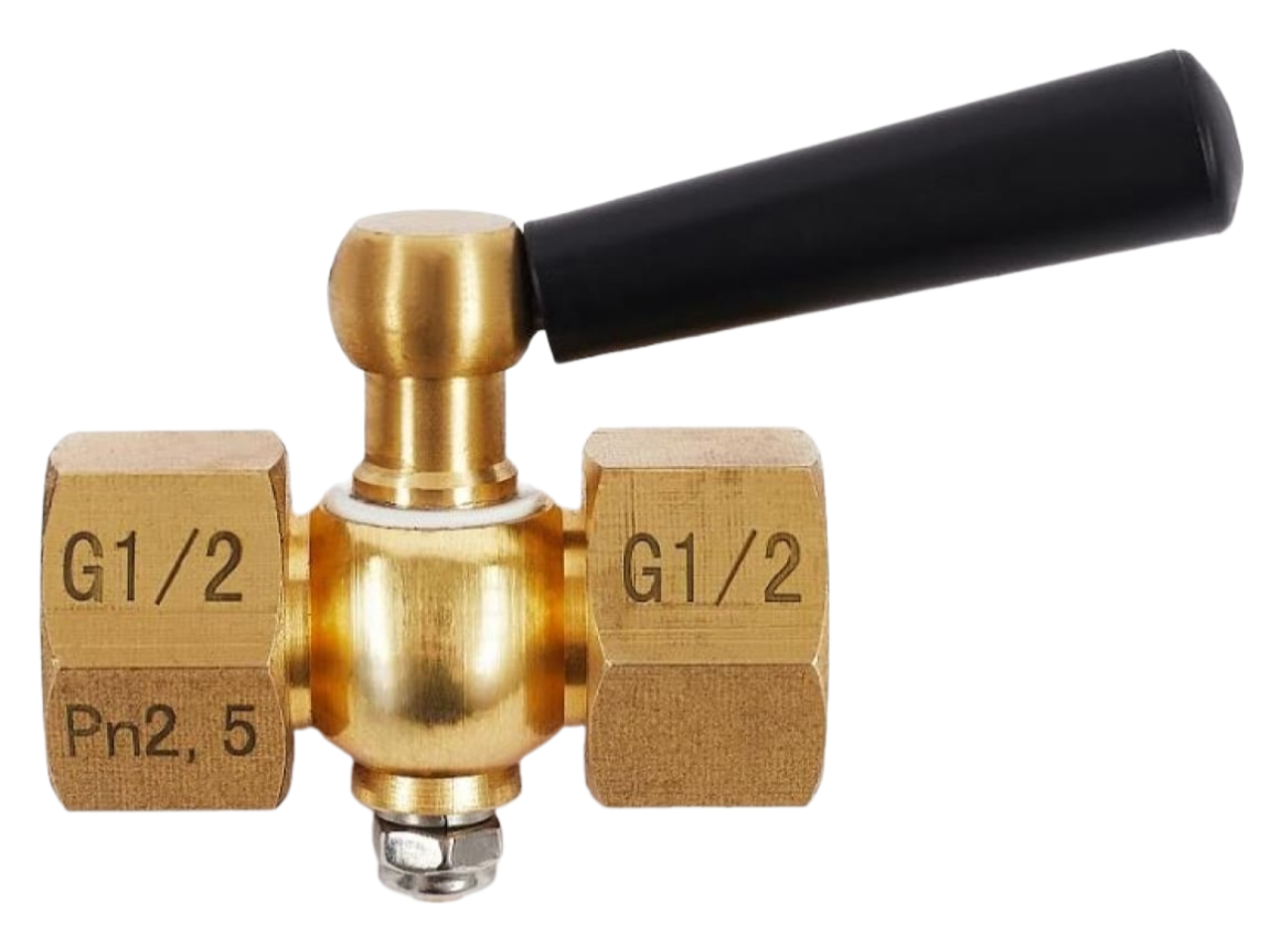 Трехходовой кран BD М20х1,5-G1/2 (Вну-Вну)