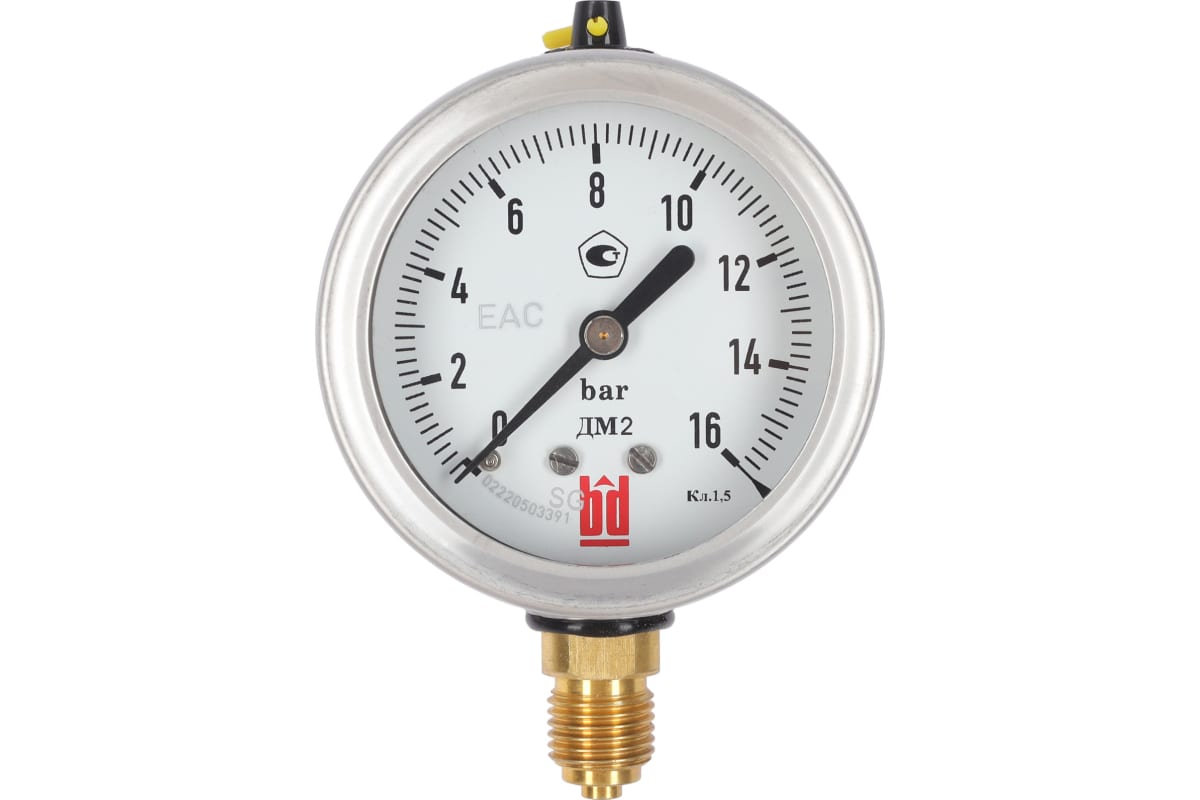 Манометр BD ДМ 2 063 Р (0-16) бар кл.1,5 G1/4 DIN CASE