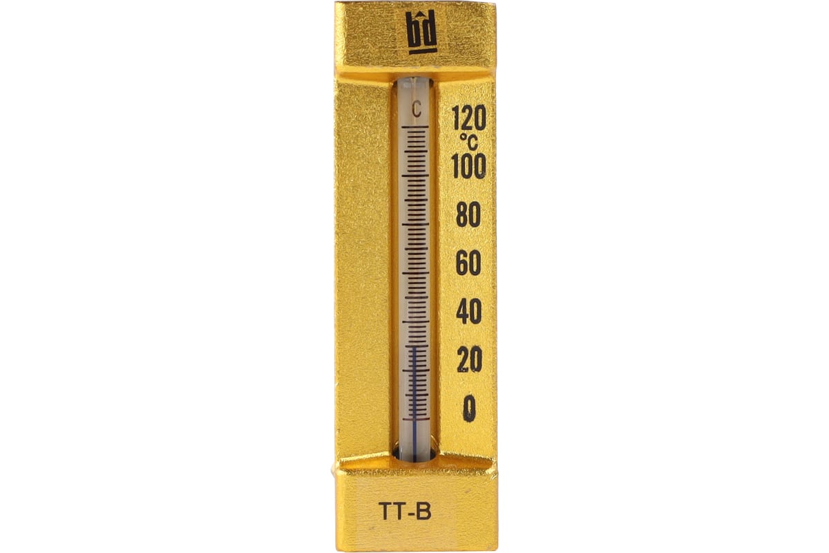 Термометр стеклянный прямой BD ТТ В БД 110/50, У11 (0-120C) G1/2