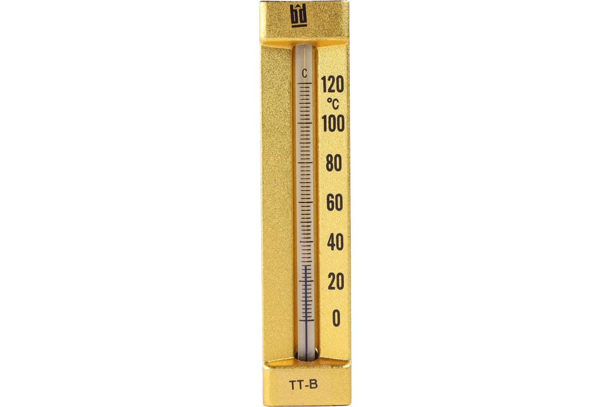 Термометр стеклянный прямой BD ТТ В БД 150/100, У11 (0-120C) G1/2
