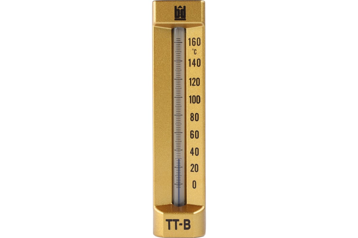 Термометр стеклянный прямой BD ТТ В БД 150/100, У11 (0-160C) G1/2