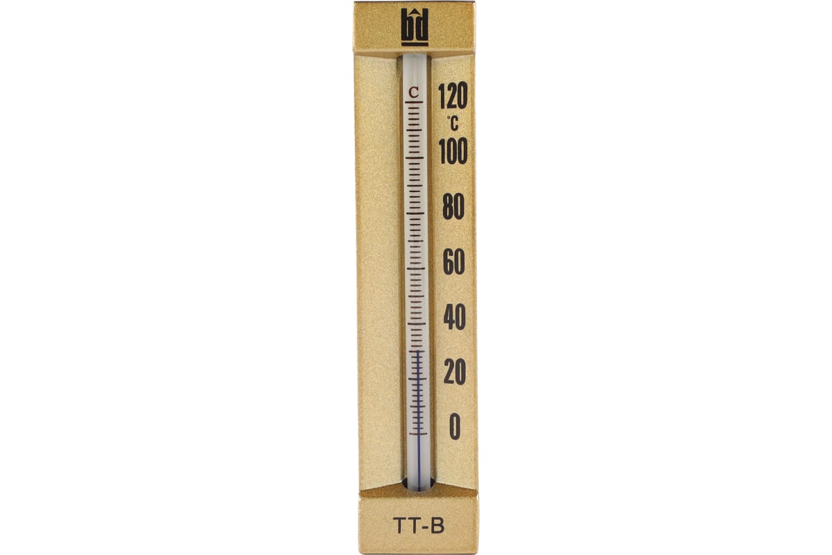 Термометр стеклянный прямой BD ТТ В БД 150/50, У11 (0-120C) G1/2