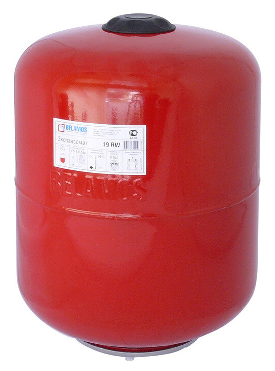 Расширительный бак Belamos (гидроаккумулятор) 19RW красный, подвесной купить с доставкой по РФ